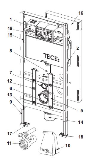 Tecericambi Box Canotto Scarico C o ring L 269mm