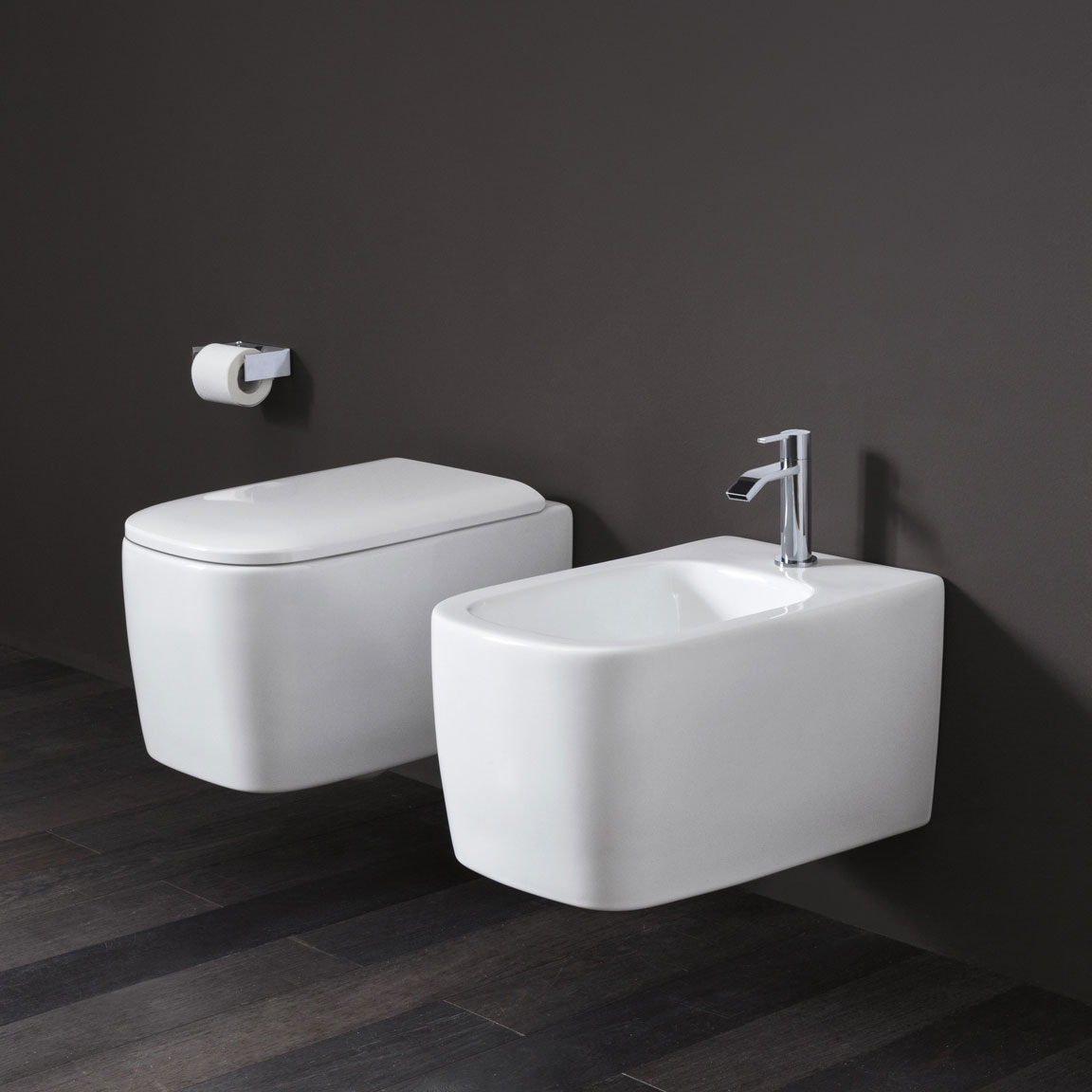 Semplice Bidet Sospeso Bianco Matt