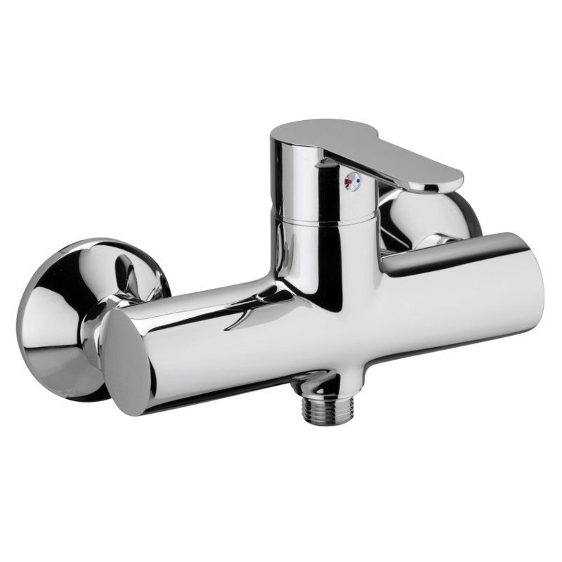 Miscelatore Doccia Esterno Blu Cromo Lucido
