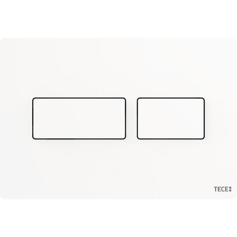 Tecesolid Placca Wc 2t bianco Opaco