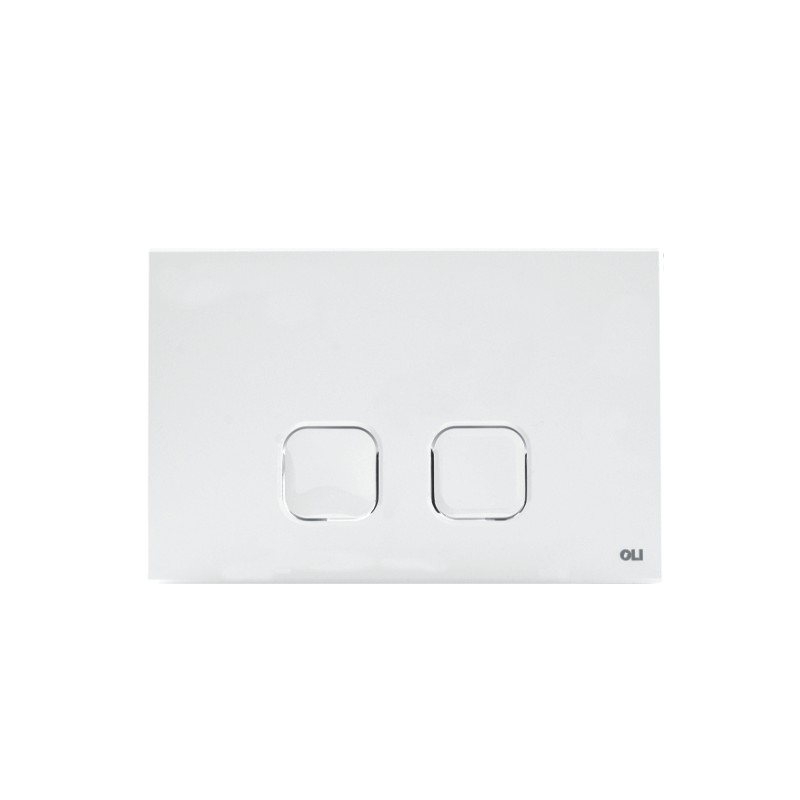 Placca Plain Dual Bianca