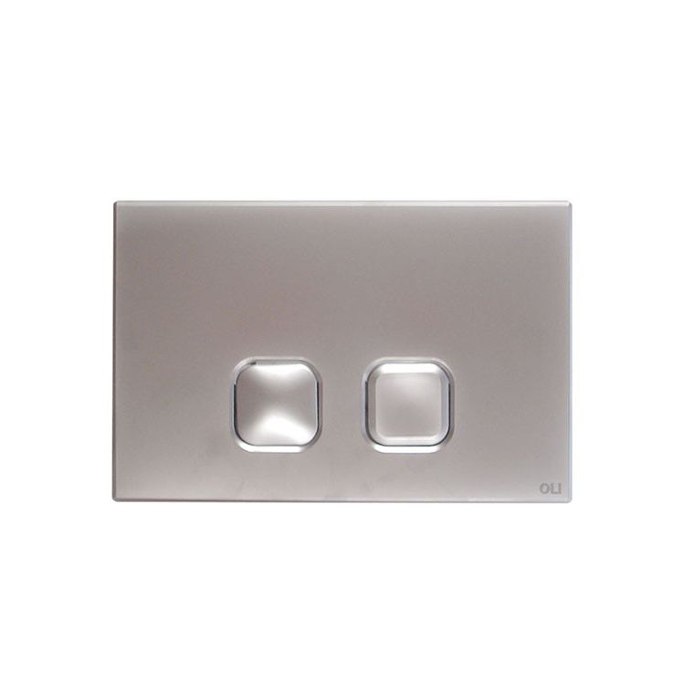 Placca Plain Dual Cromata Satinata
