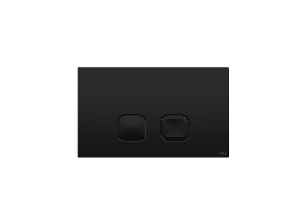 Placca Plain Dual Nera Soft Touch