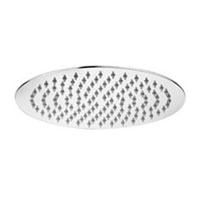 Soffione D230 Tondo Piatto Inox Bahamas Con Snodo